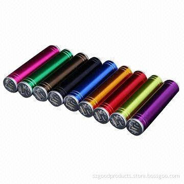 Power Banks with LED Torch and Suitable for Sale Promotions, 2,600mAh Capacity
